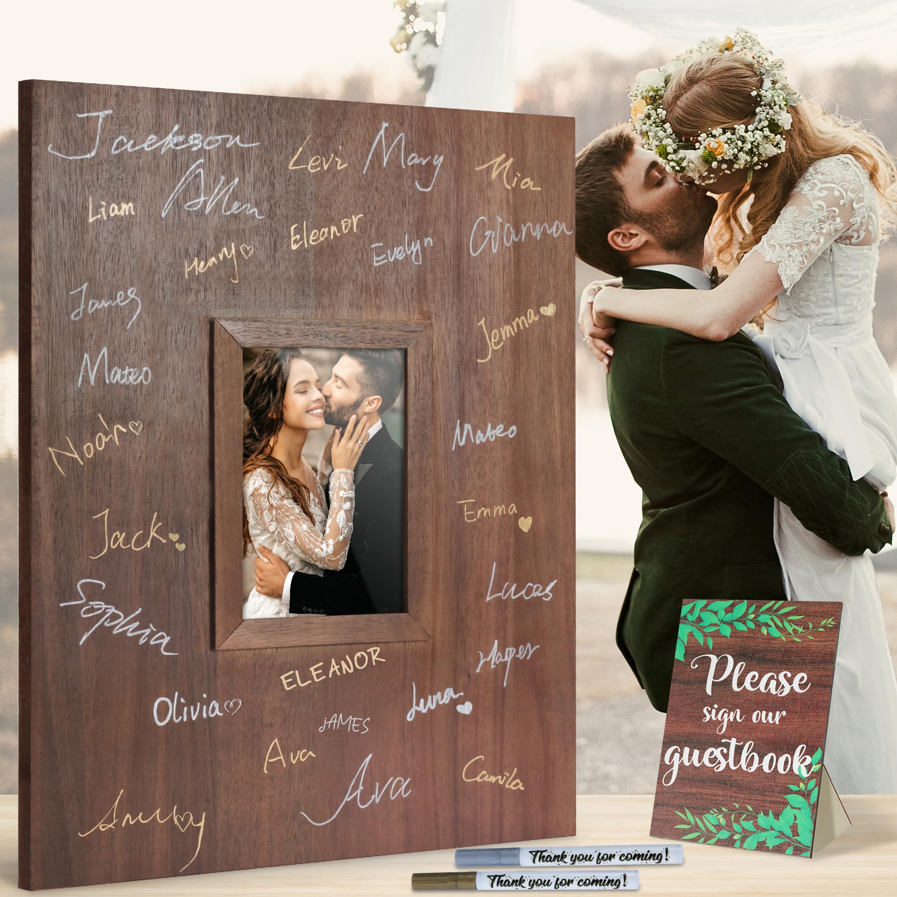 Wedding Guest Book Frame